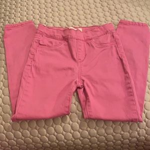 Levi's Girls Pink Leggings Jeans Size 6X Reg